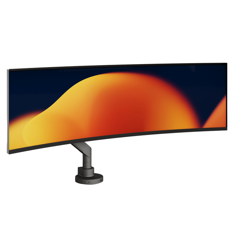 Alberenz® Wytrzymały uchwyt do monitora z siłownikiem gazowym (do 57 cali)