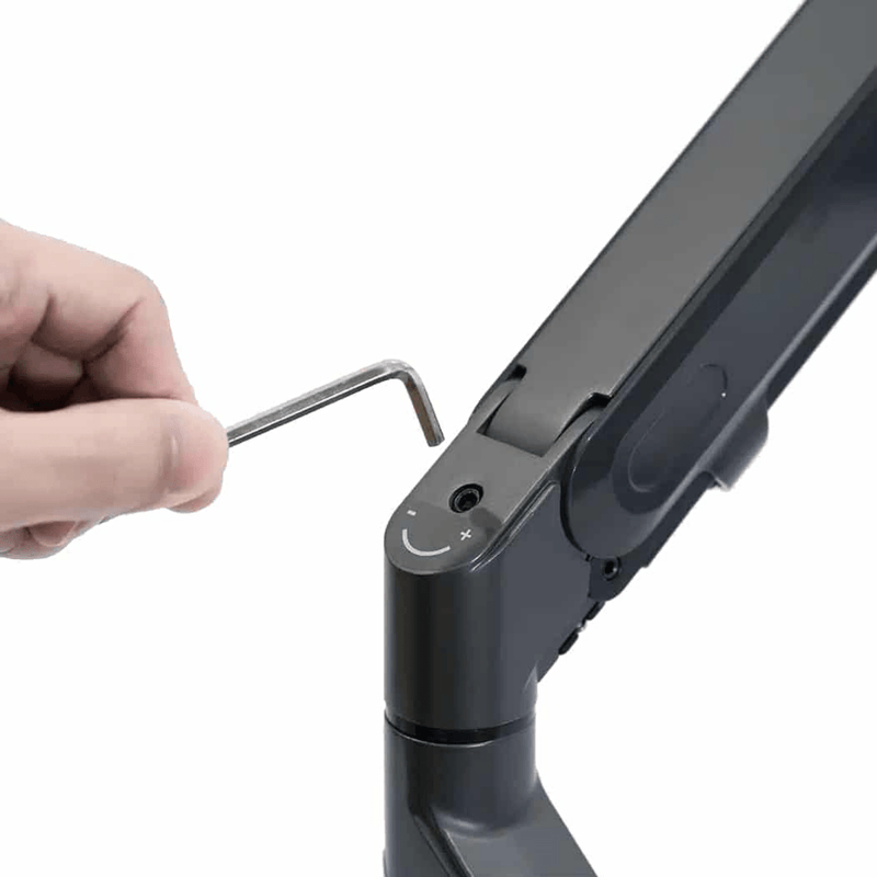 Alberenz® ramię do monitora laptopa z sprężyną gazową czarne