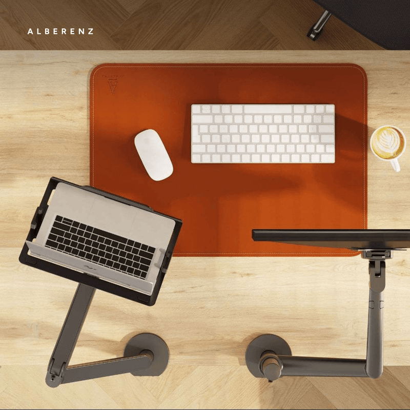 Alberenz® Ramię do laptopa z gazową sprężyną – ciemnoszare
