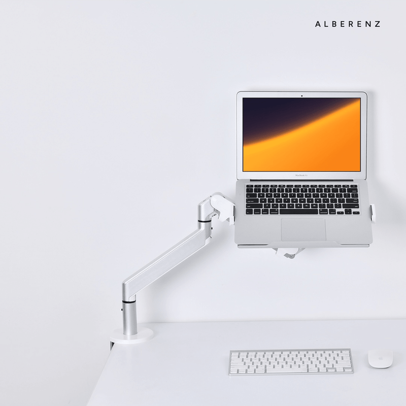 Alberenz® Laptop Arm Gas Spring Silver