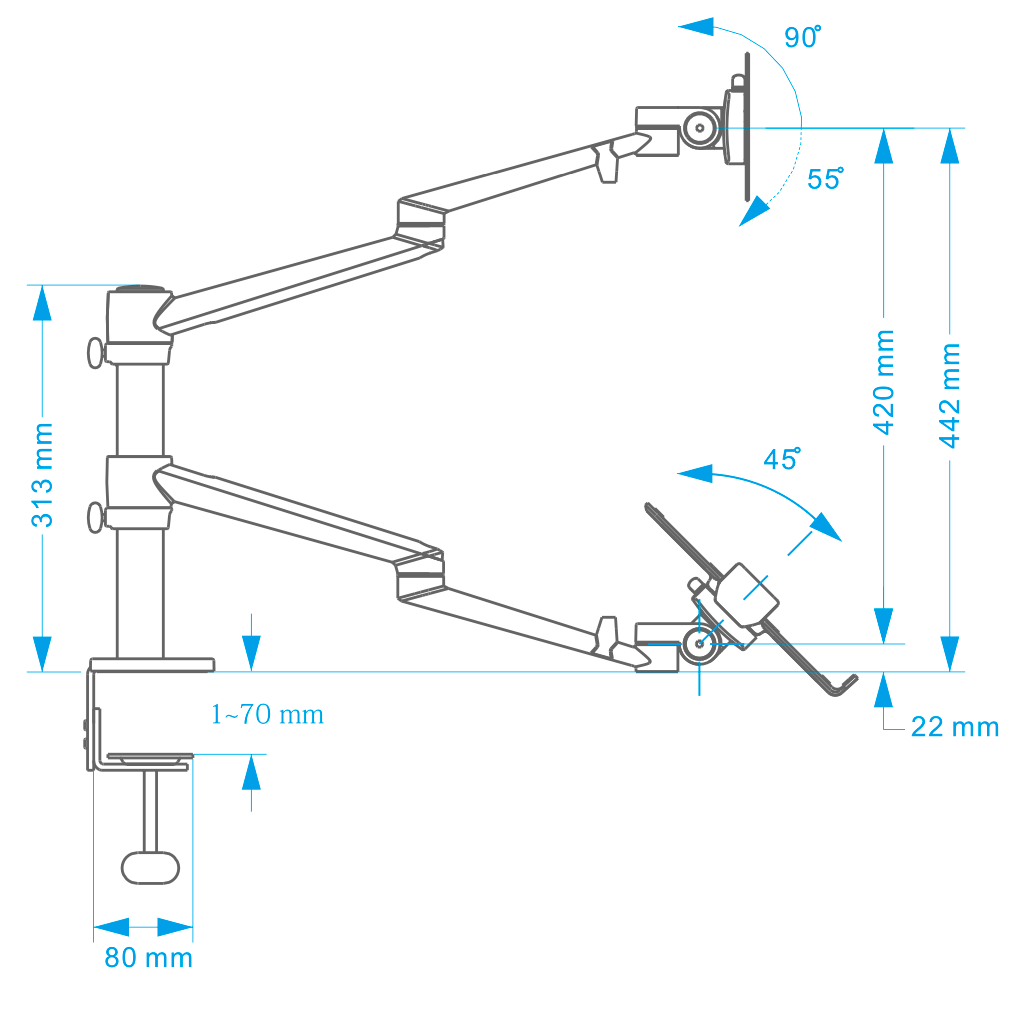 Will it fit your desk, your screen and your laptop?