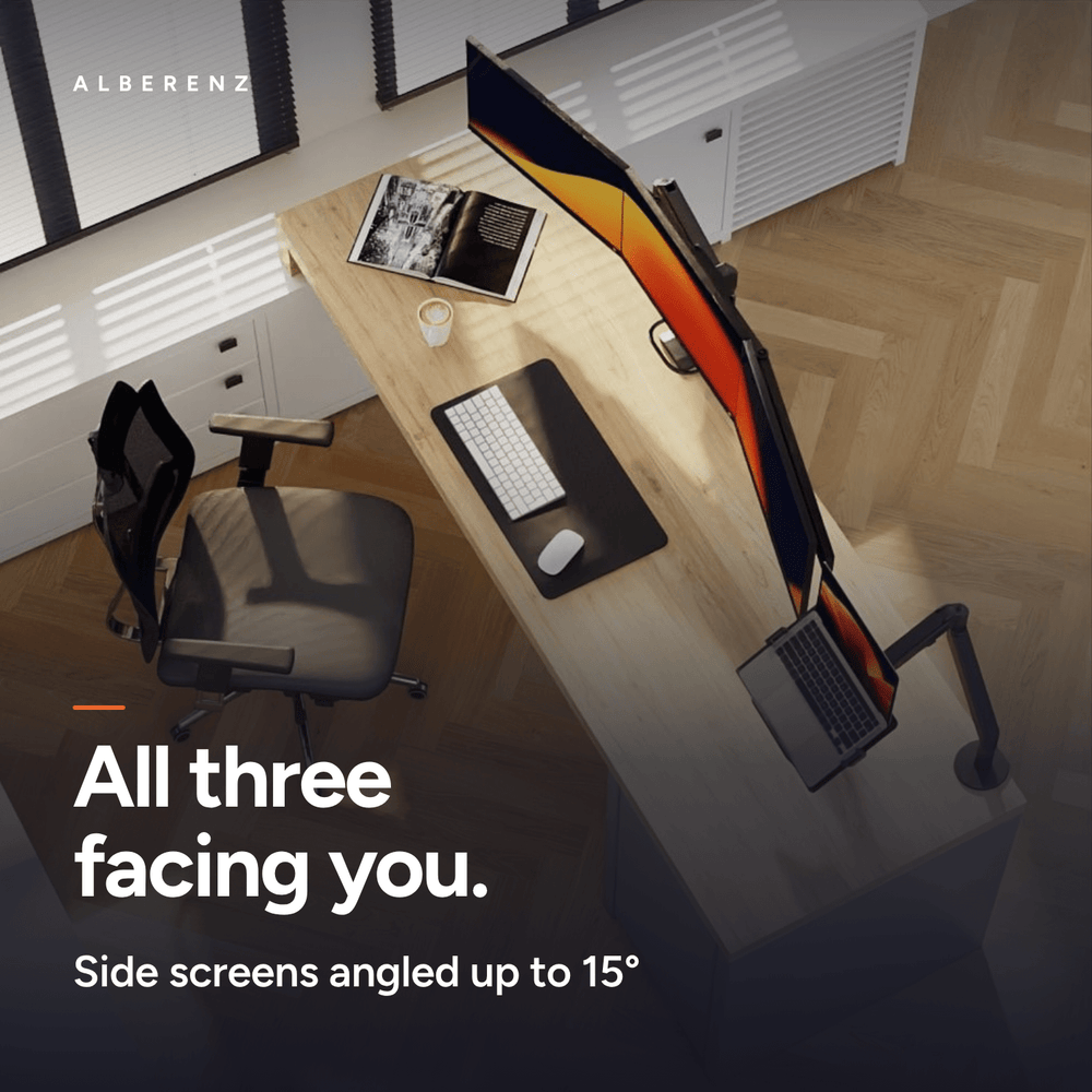 Alberenz® Monitor Mount for 3 Screens