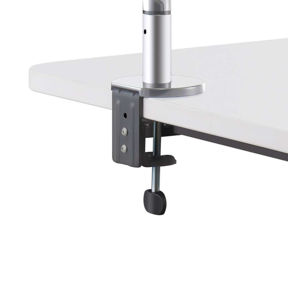 Alberenz® pojedyncze ramię do monitora z gazową sprężyną, srebrne