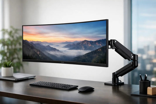Choosing the Best Monitor Arm for Ultrawide Monitors - Alberenz