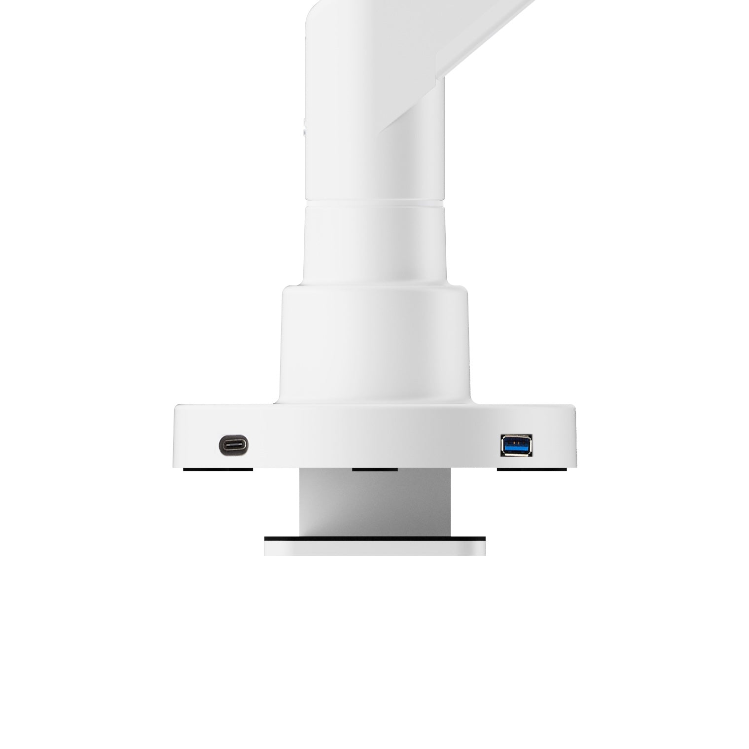 Alberenz® Wytrzymały uchwyt do monitora z gazową sprężyną, biały (do 57 cali)