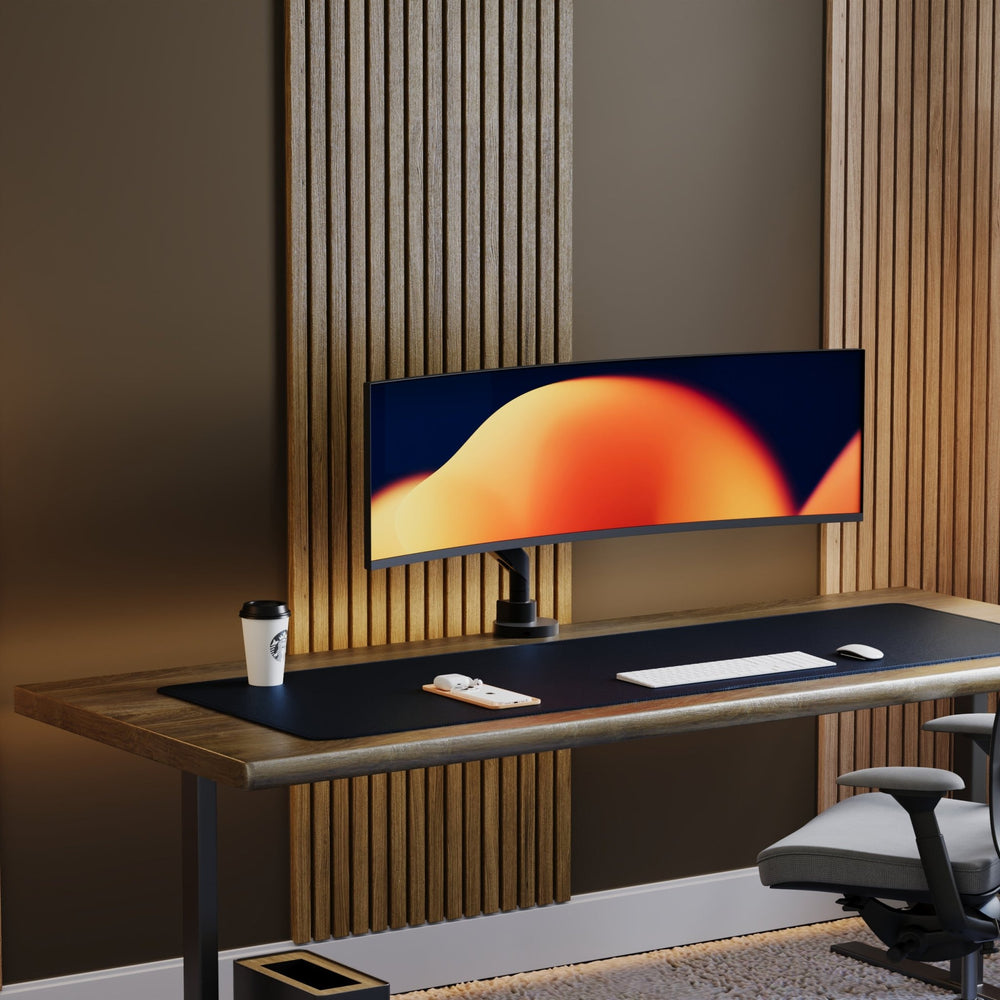 Alberenz® Wytrzymały uchwyt do monitora z siłownikiem gazowym (do 57 cali)
