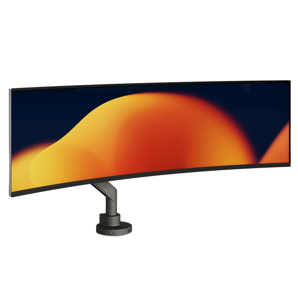 Alberenz® Wytrzymały uchwyt do monitora z siłownikiem gazowym (do 57 cali)