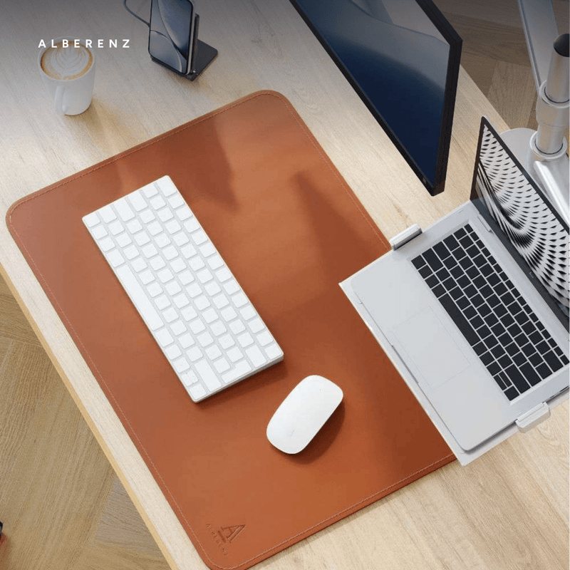 Alberenz® srebrne ramię do monitora laptopa z sprężyną gazową