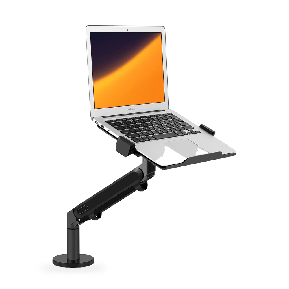 Alberenz® Ramię do laptopa z gazową sprężyną – ciemnoszare
