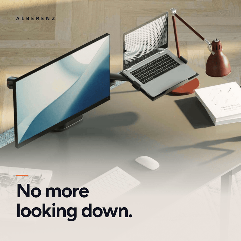 Alberenz® Laptop Monitor Arm Black