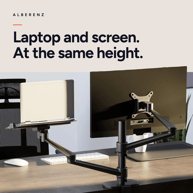 Alberenz® Laptop Monitor Arm Black