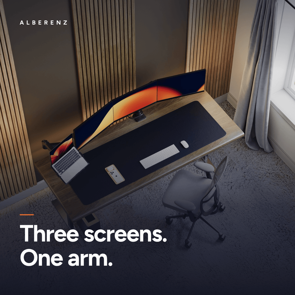 Alberenz® Monitor Mount for 3 Screens