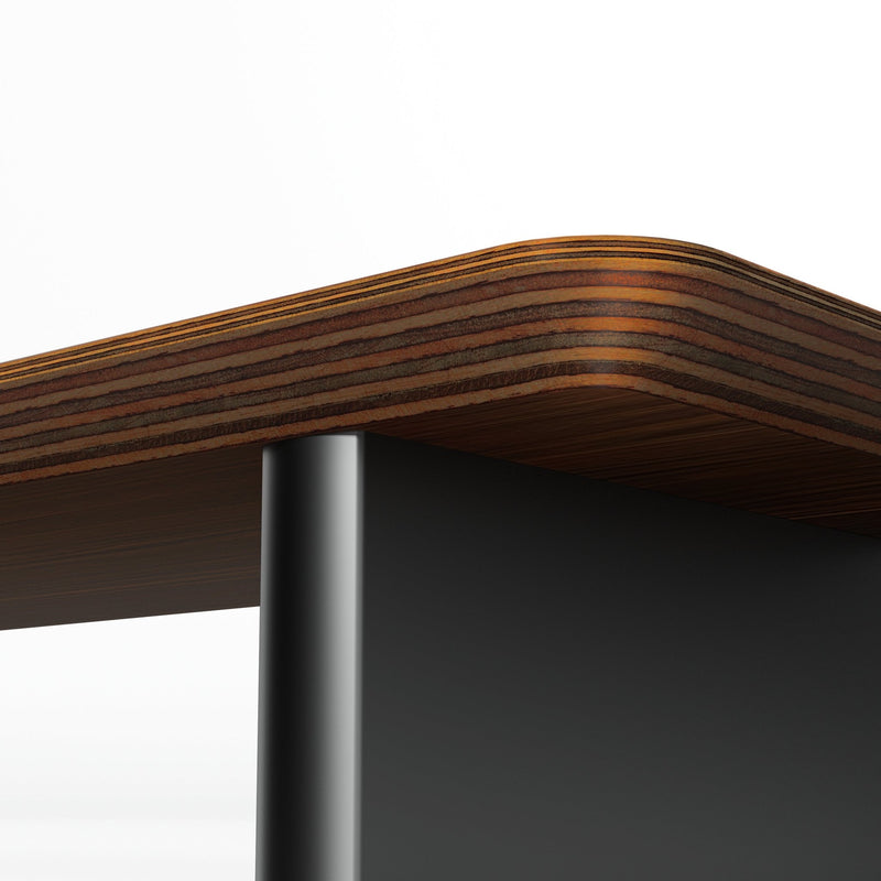 Alberenz® Walnut Wooden Monitor Riser - 2 Monitors