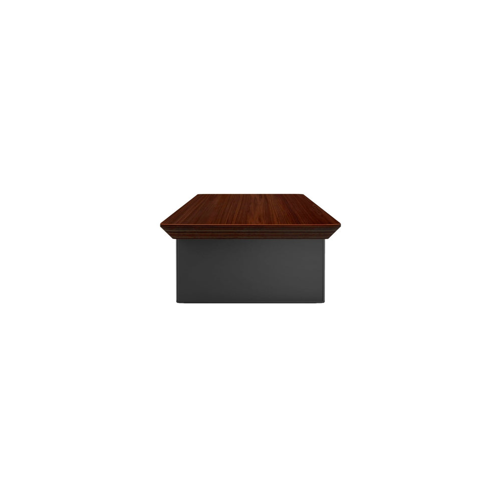 Alberenz® Walnut Wooden Monitor Riser - 2 Monitors